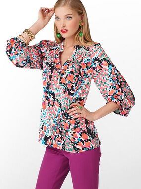 Lilly Pulitzer silk Elsa sweet nothings small S